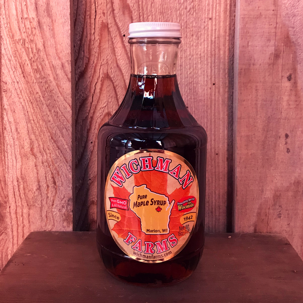 Pure Maple Syrup - 16 oz (Glass Bottle)