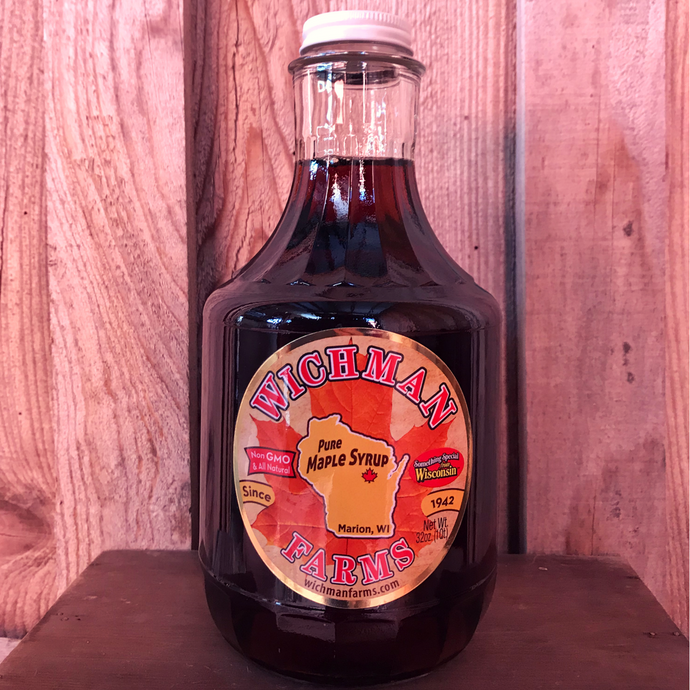 Pure Maple Syrup - 32 oz (Glass Bottle)