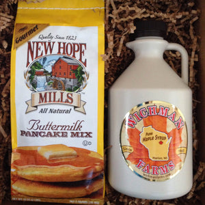 Maple Syrup & Pancake Mix Gift Box